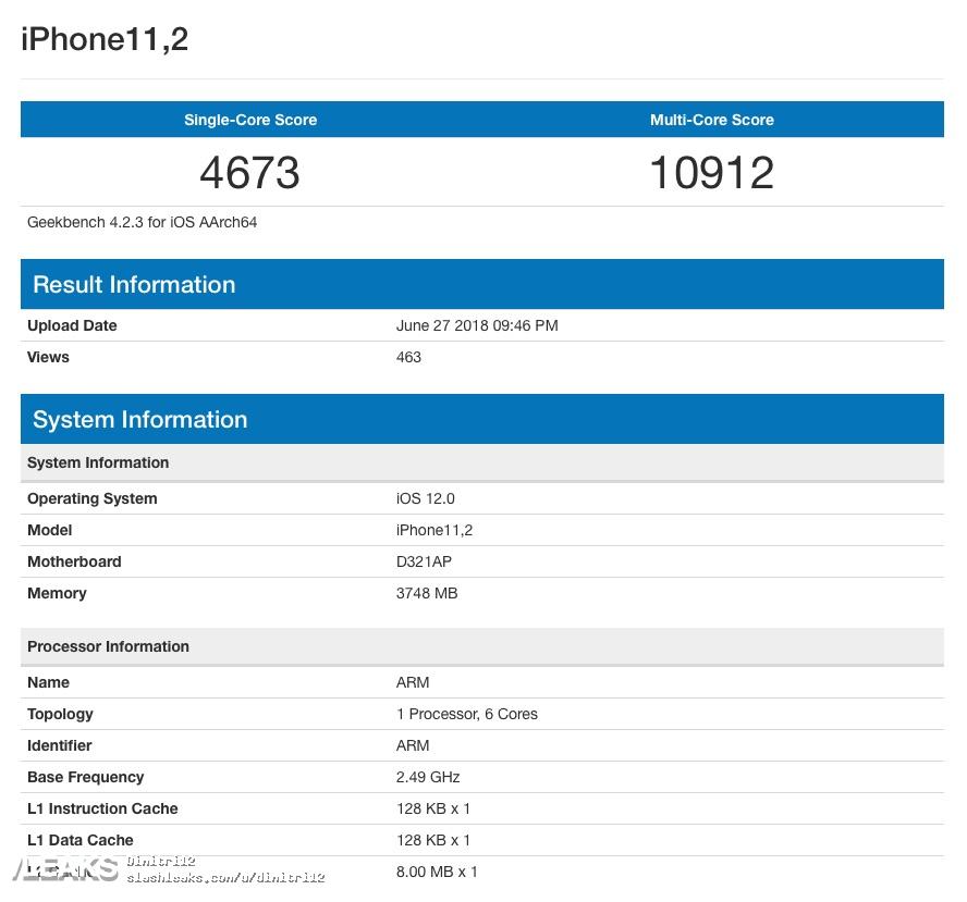 「iPhone XS MAX」はさらに高速処理へ！最新スコアが先行公開される！