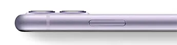 iPhone11のパープル（新色）のサイドフレーム