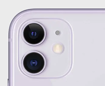 iPhone11のパープル（新色）のカメラ周り