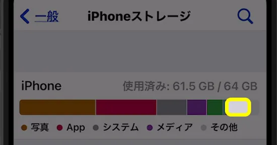 iPhoneのストレージ「その他」を減らす方法!2