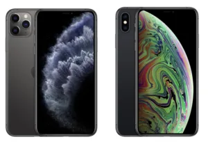 左:iPhone11Pro 右:iPhoneXsゴールド