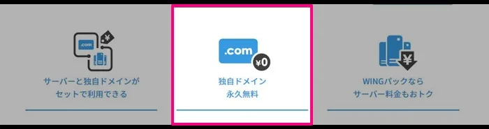 ドメイン取得